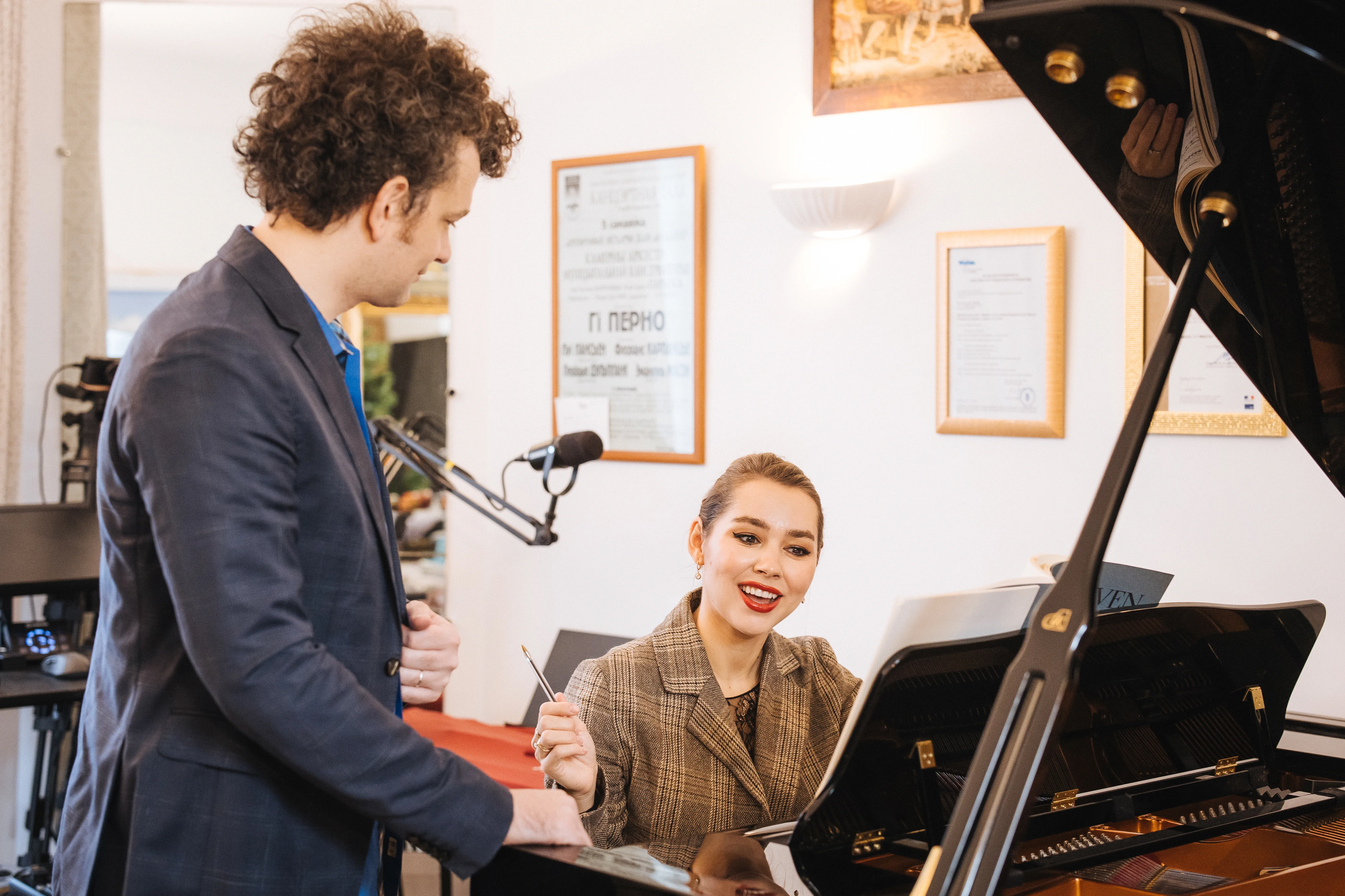 Louis Lancien pianiste concertiste lors d'un concert classique